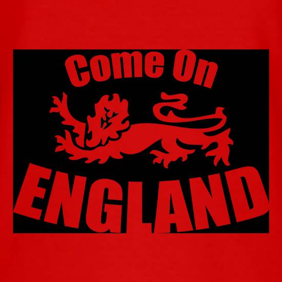 Come On England t shirt